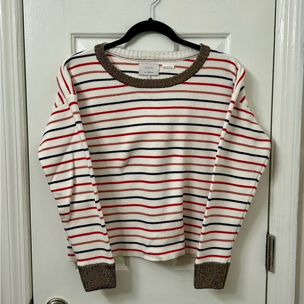 Colorful striped sweater
